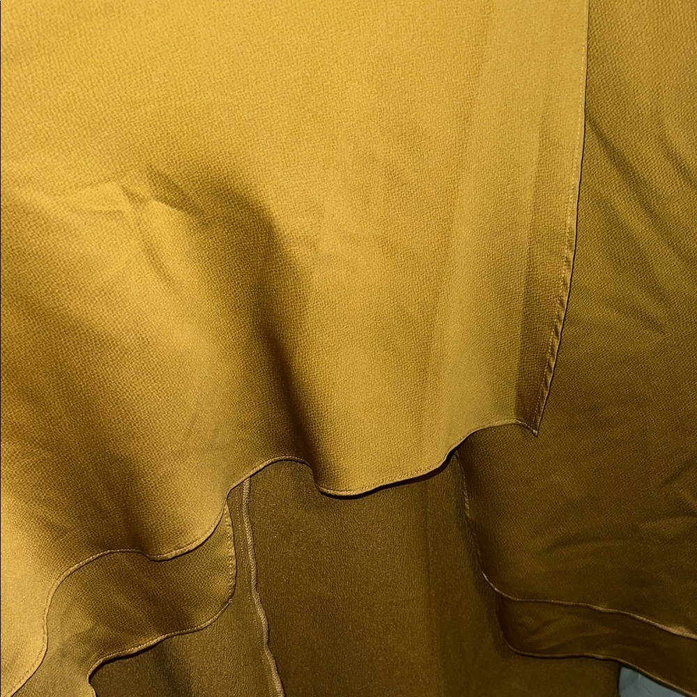 French Connection deep mustard midi Women's Dress - Picture 4 of 9
